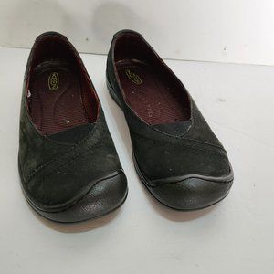 Keen Sterling City Black Ballet Flat Slip On Shoes Women’s Size 8 1007706